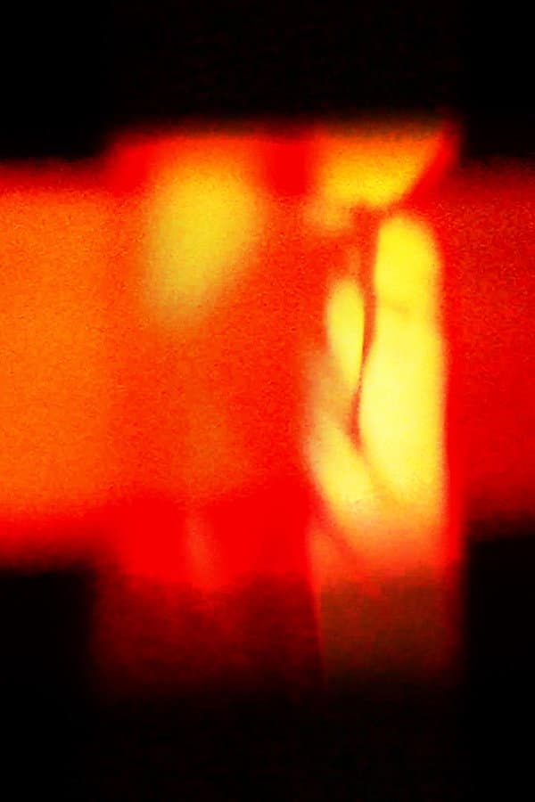 within the light; a fire